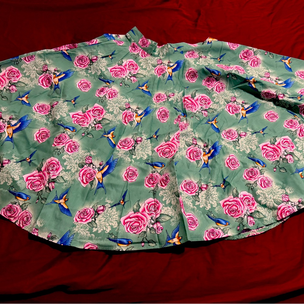 Hell Bunny Floral Skirt